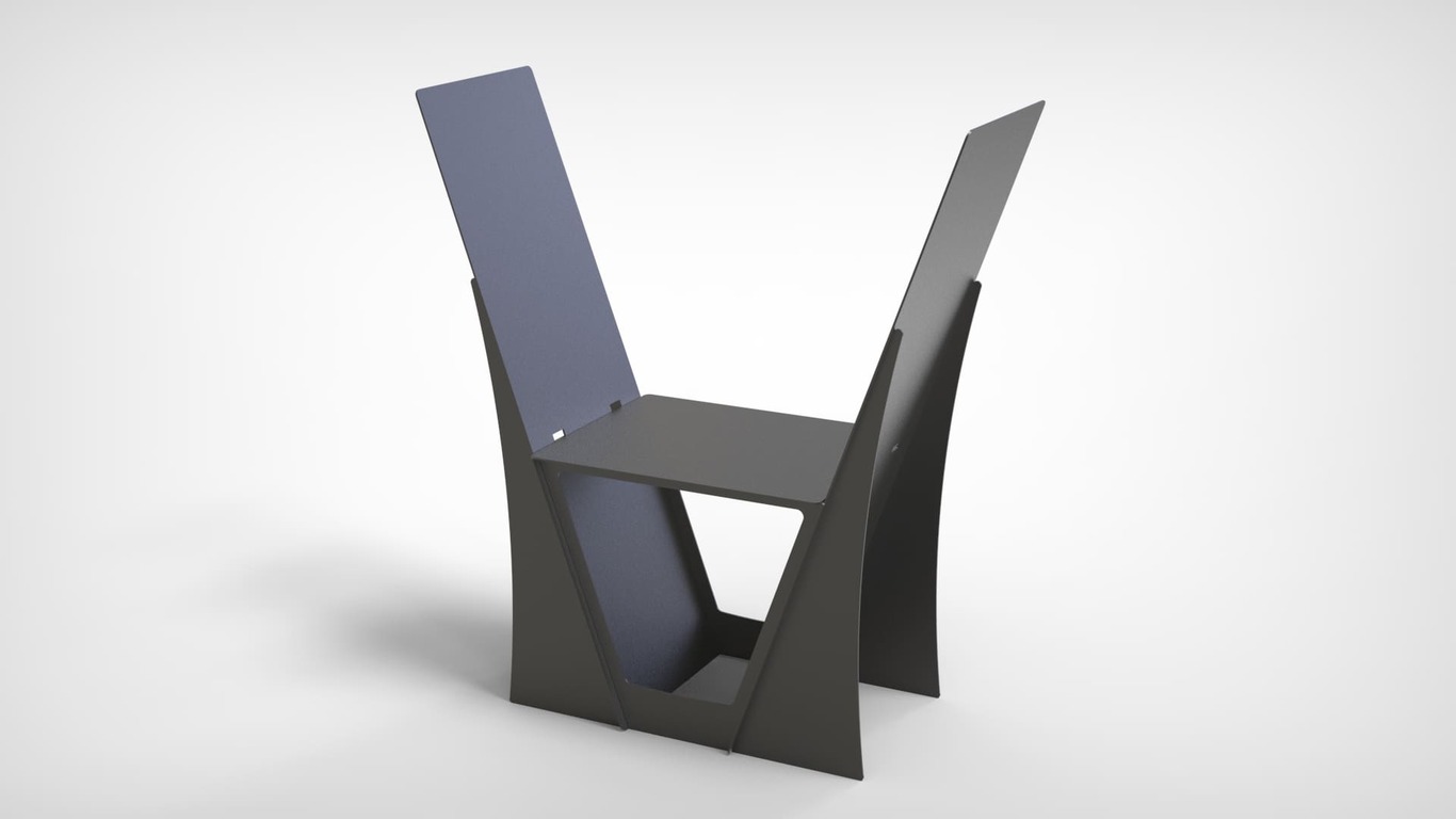 Classic Firewood Rack. DXF files for laser, plasma cutting. Фото 9