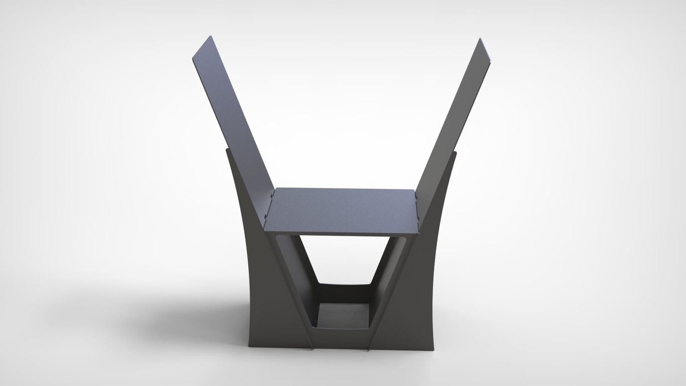 Classic Firewood Rack. DXF files for laser, plasma cutting. Фото 10