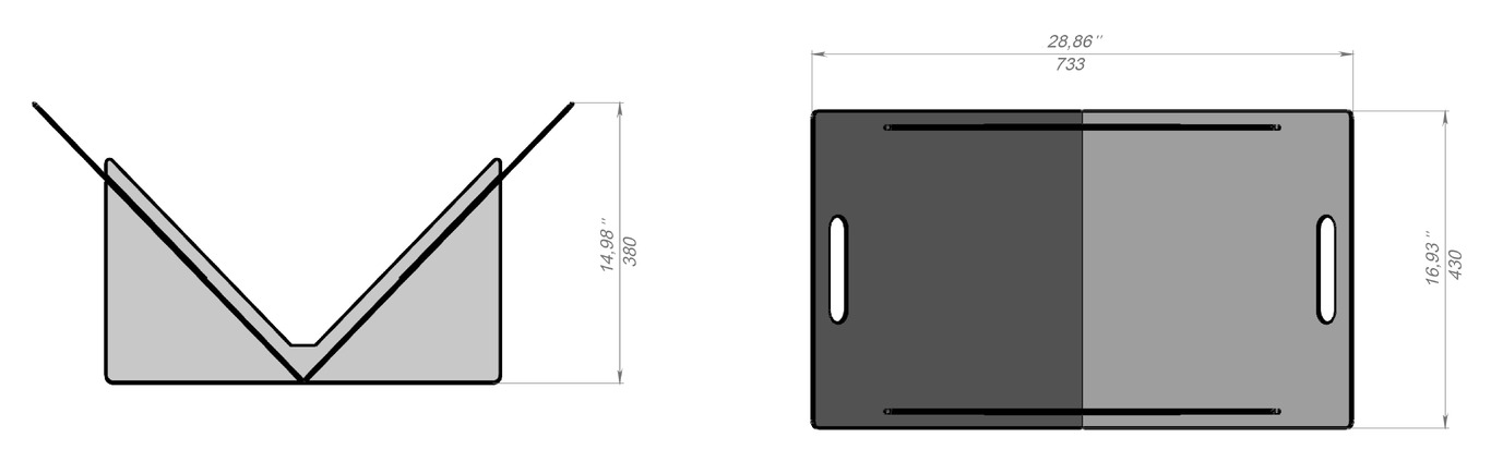 Square Firewood Rack. DXF files for laser, plasma cutting. Фото 11