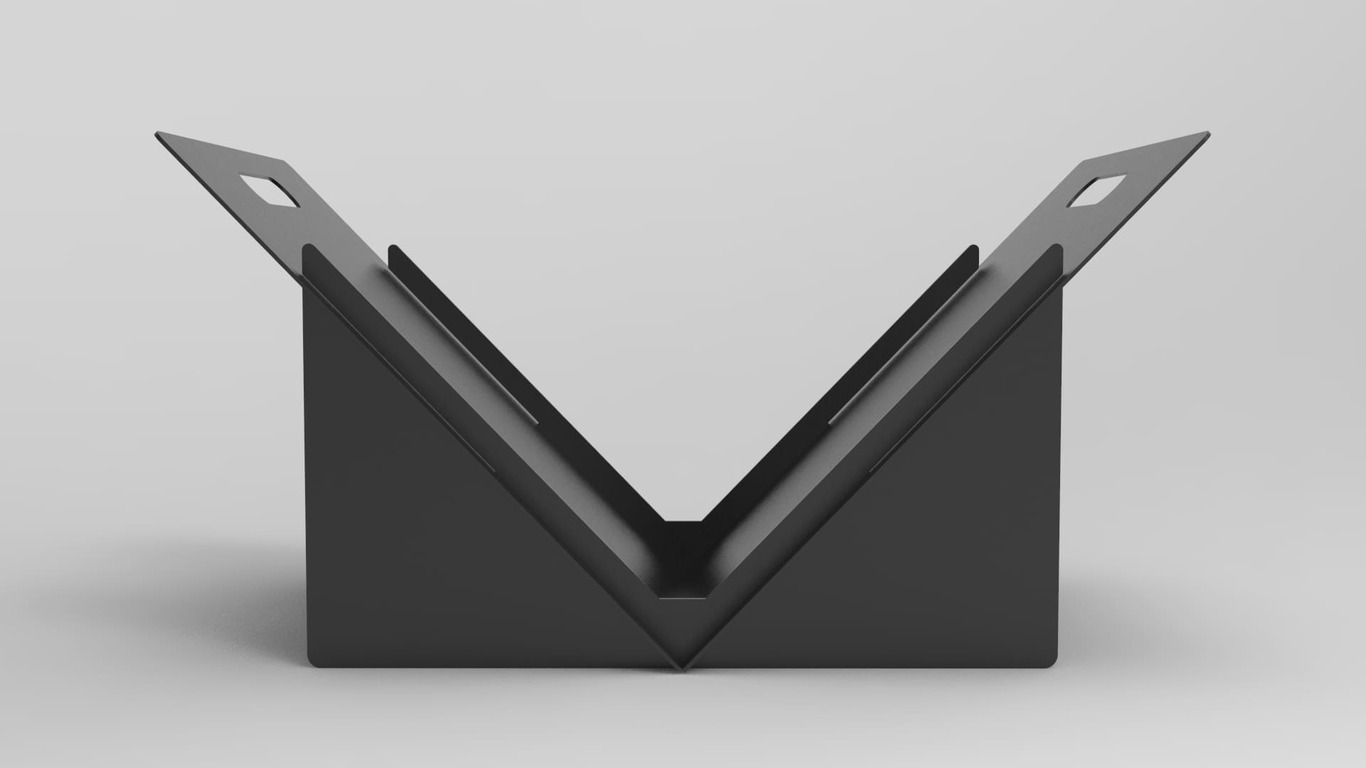 Square Firewood Rack. DXF files for laser, plasma cutting. Фото 10