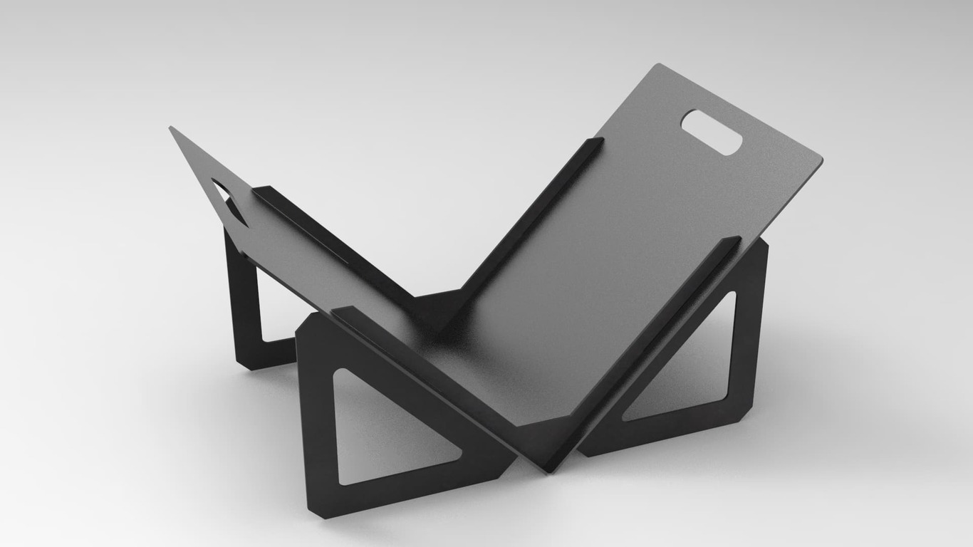 Light Firewood Rack. DXF files for laser, plasma cutting. Фото 7