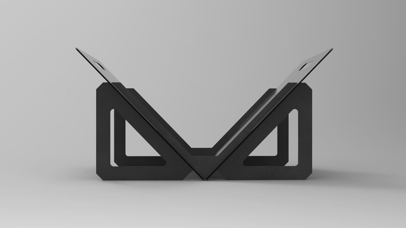 Light Firewood Rack. DXF files for laser, plasma cutting. Фото 8
