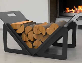 Light Firewood Rack. DXF files for laser, plasma cutting