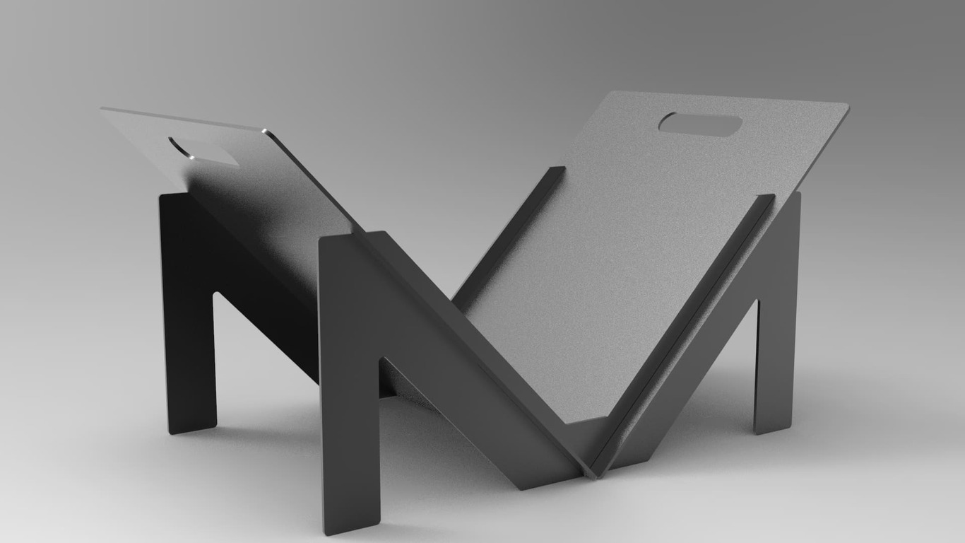 M Firewood Rack. DXF files for laser, plasma cutting. Фото 7