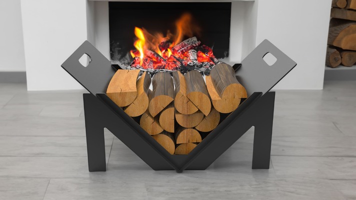 M Firewood Rack. DXF files for laser, plasma cutting