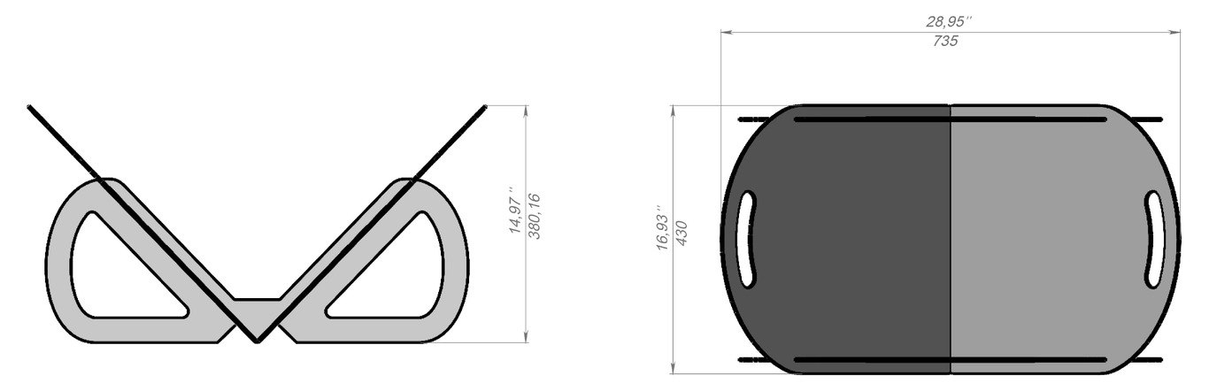 Rounded Firewood Rack. DXF files for laser, plasma cutting. Фото 10