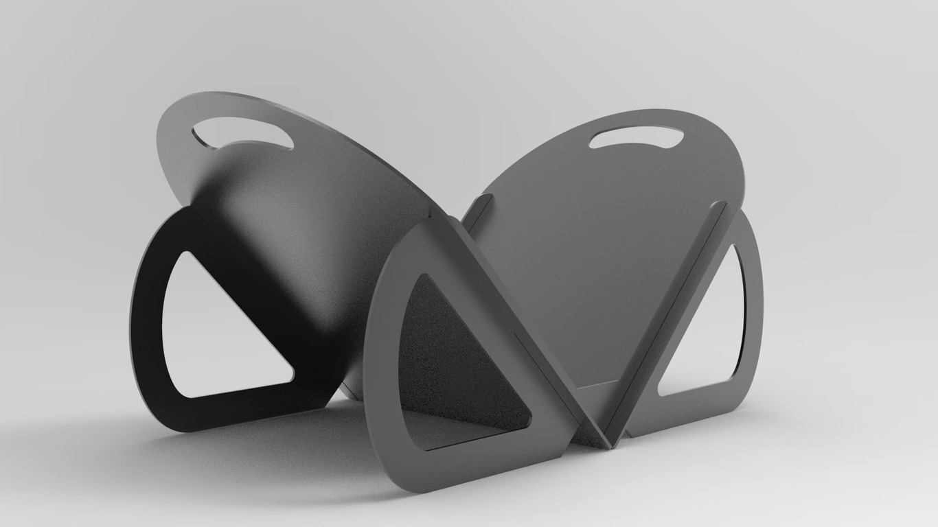Rounded Firewood Rack. DXF files for laser, plasma cutting. Фото 9