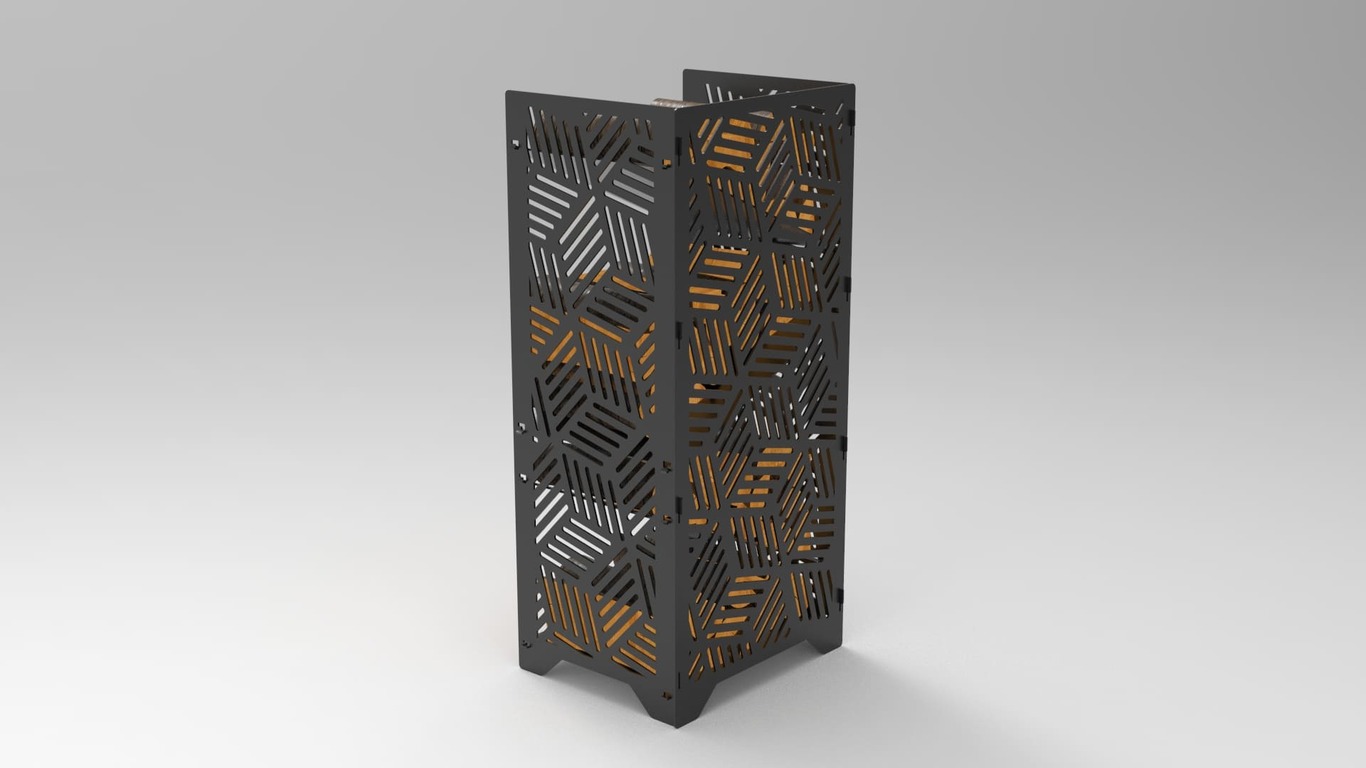 Stylish Firewood Rack. DXF files for laser, plasma cutting. Фото 3
