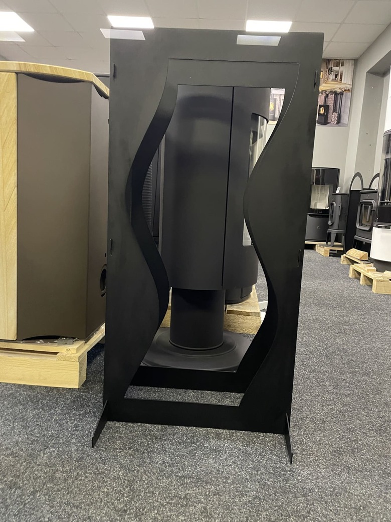 Wave 43" Firewood Rack. DXF files for laser, plasma cutting. Фото 10
