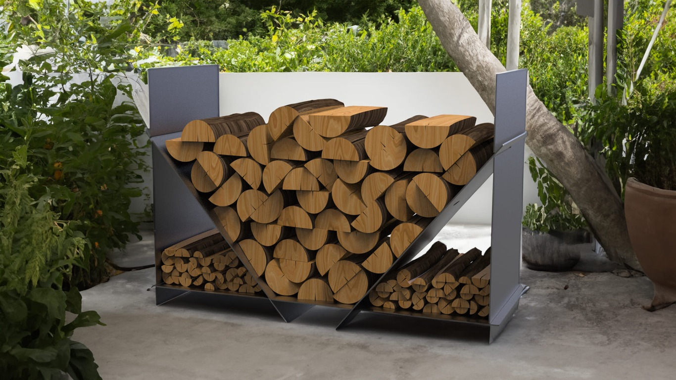 Simple Firewood Rack. DXF files for laser, plasma cutting