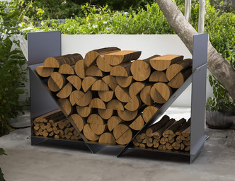 Simple Firewood Rack. DXF files for laser, plasma cutting