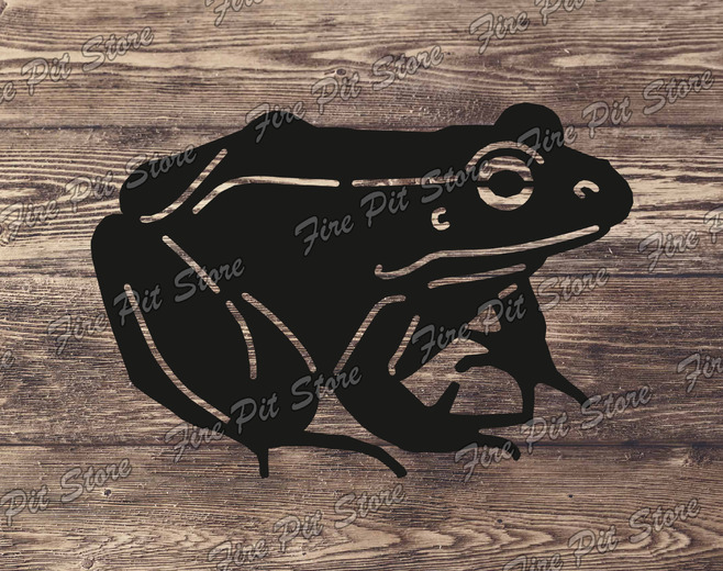 Frog. DXF, SVG, PNG, AI, EPS, CDR vector files for CNC, laser and plasma cutting