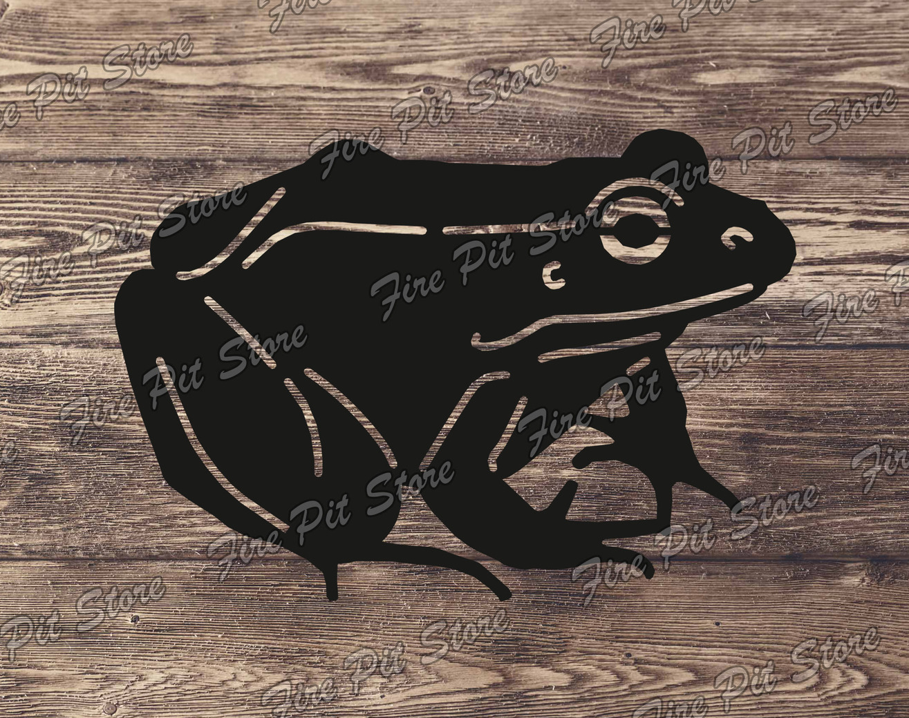Frog. DXF, SVG, PNG, AI, EPS, CDR vector files for CNC, laser and plasma cutting