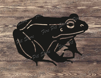 Frog. DXF, SVG, PNG, AI, EPS, CDR vector files for CNC, laser and plasma cutting