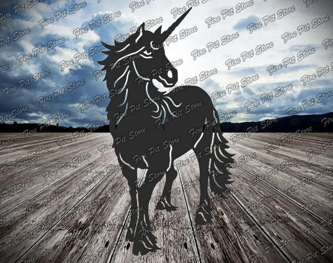 Licorne V1. Fichiers vectoriels DXF, SVG pour découpe CNC, laser et plasma