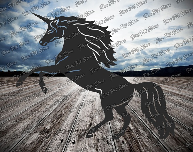 Unicorno V2. File vettoriali DXF, SVG per taglio CNC, laser e plasma
