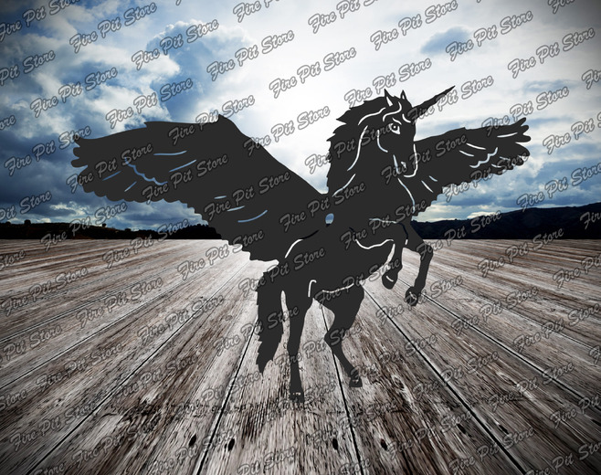 Unicorno V5. File vettoriali DXF, SVG per taglio CNC, laser e plasma