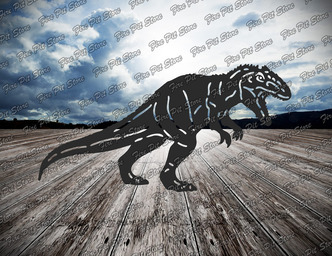 Gigantosaurus. Fișiere vectoriale DXF, SVG pentru CNC, tăiere cu laser și plasmă