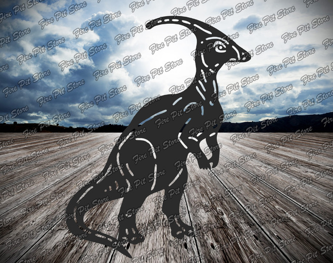 Parassaurolofo. Arquivos vetoriais DXF, SVG para CNC, corte a laser e plasma
