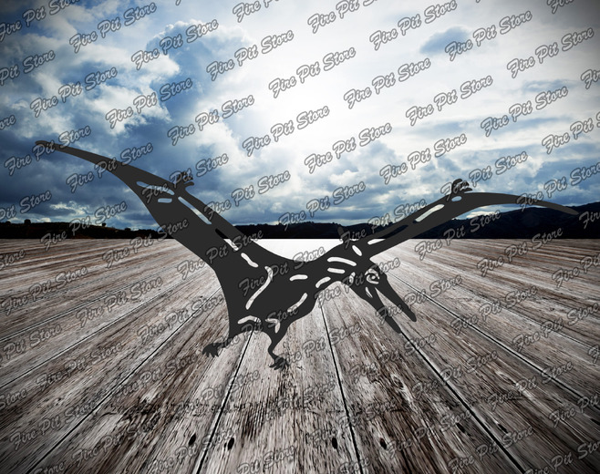 Pterodáctilo. Arquivos vetoriais DXF, SVG para CNC, corte a laser e plasma
