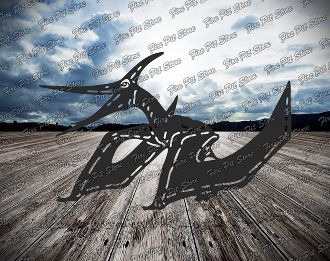 Pterodáctilo V2. Arquivos vetoriais DXF, SVG para CNC, corte a laser e plasma