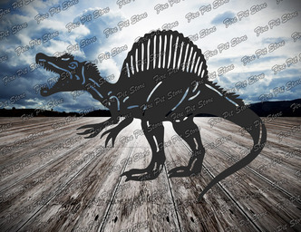 Spinosaurus. Fișiere vectoriale DXF, SVG pentru CNC, tăiere cu laser și plasmă