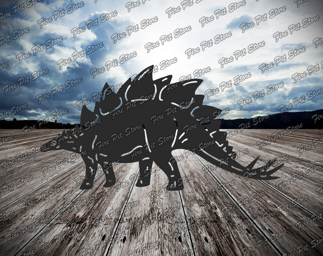 Stegosaurus. Fișiere vectoriale DXF, SVG pentru CNC, tăiere cu laser și plasmă