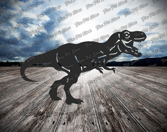 Tiranossauro Rex. Arquivos vetoriais DXF, SVG para CNC, corte a laser e plasma