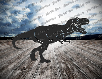 Tyrannosaurus Rex. Fișiere vectoriale DXF, SVG pentru CNC, tăiere cu laser și plasmă