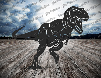 Tyrannosaurus Rex V2. DXF, SVG, PNG, AI, EPS, CDR vector files for CNC, laser and plasma cutting