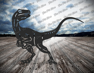 Velociraptor. Fișiere vectoriale DXF, SVG pentru CNC, tăiere cu laser și plasmă