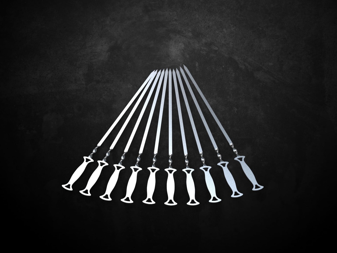 Шампур Dirk. DXF файли для лазерної, плазмової різки. Фото 3
