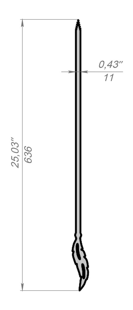 Spiedini Piuma. File DXF per taglio laser, plasma. Фото 11