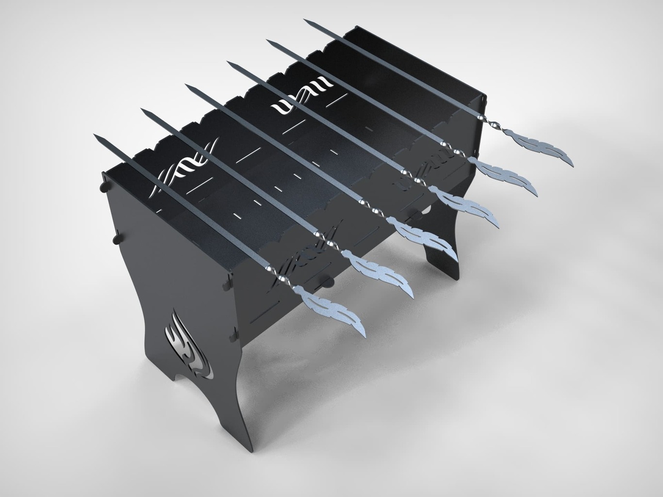 Spiedini Piuma. File DXF per taglio laser, plasma. Фото 8
