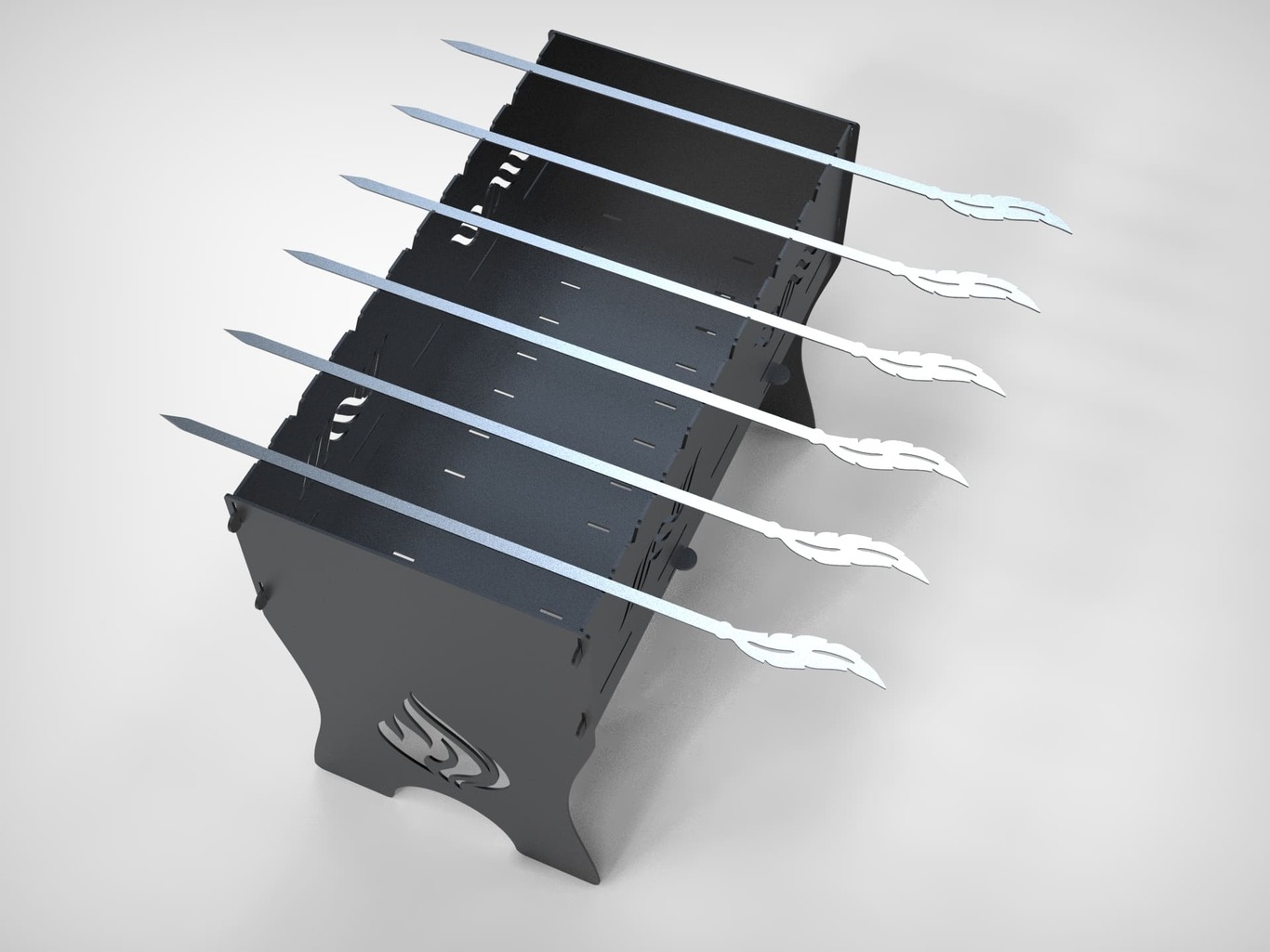 Spiedini Piuma. File DXF per taglio laser, plasma. Фото 9