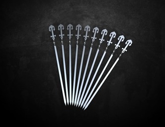 Anchor Skewers. DXF files for laser, plasma cutting