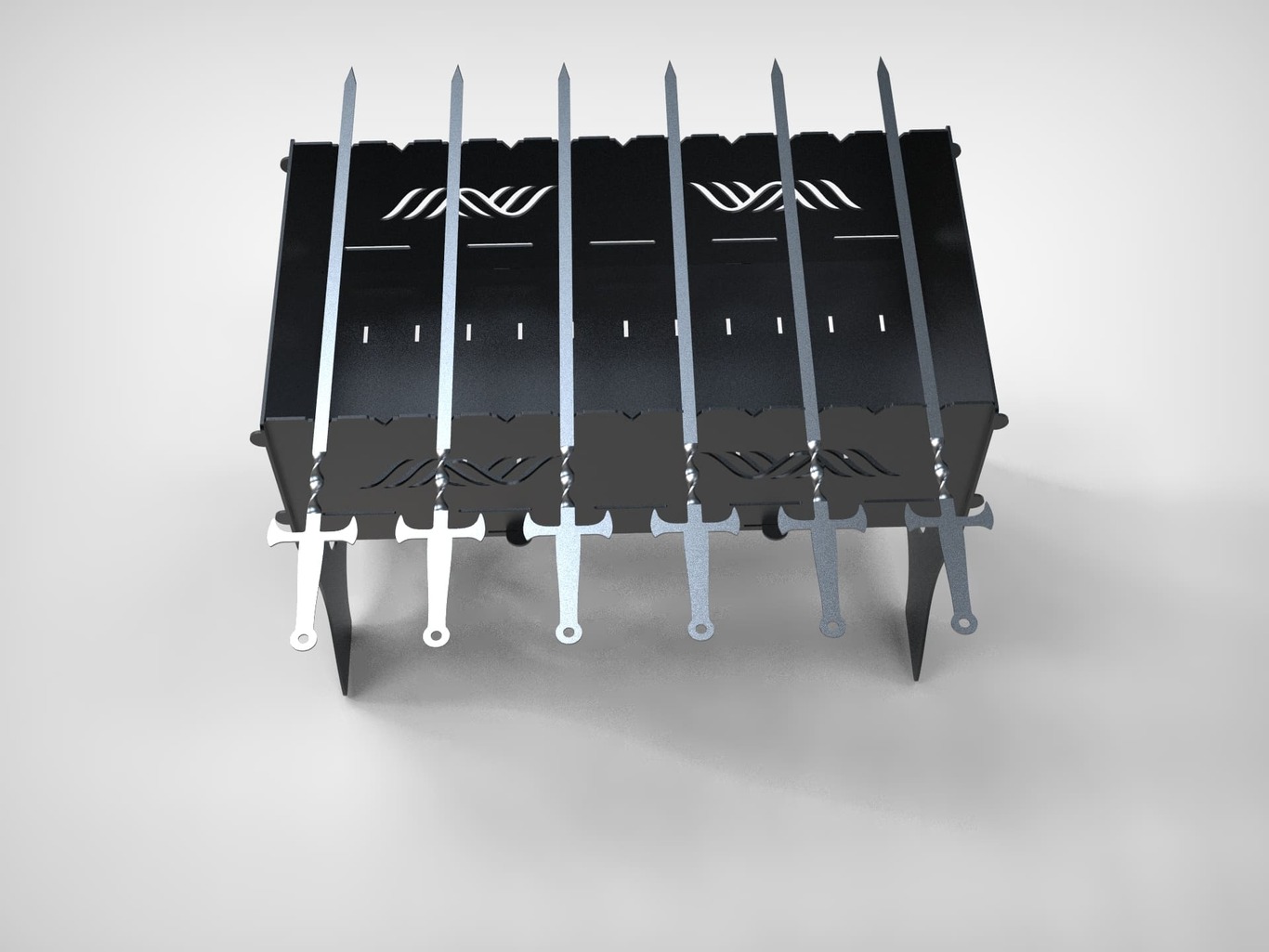 Brochetas Espada V3. Archivos DXF para corte láser y plasma. Фото 6