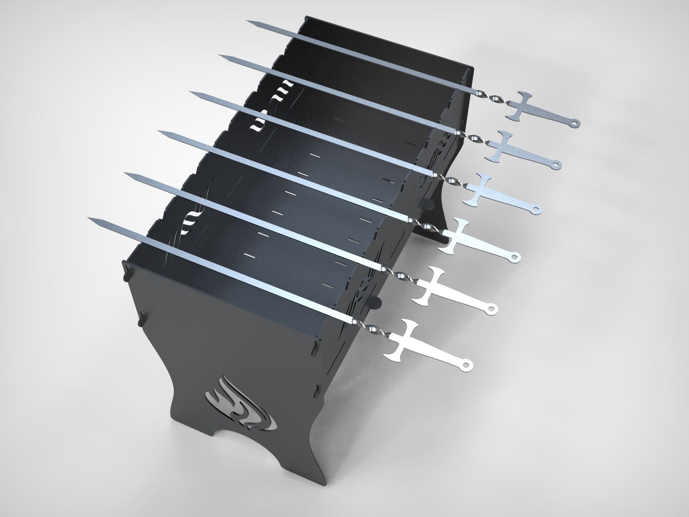 Brochetas Espada V3. Archivos DXF para corte láser y plasma. Фото 8