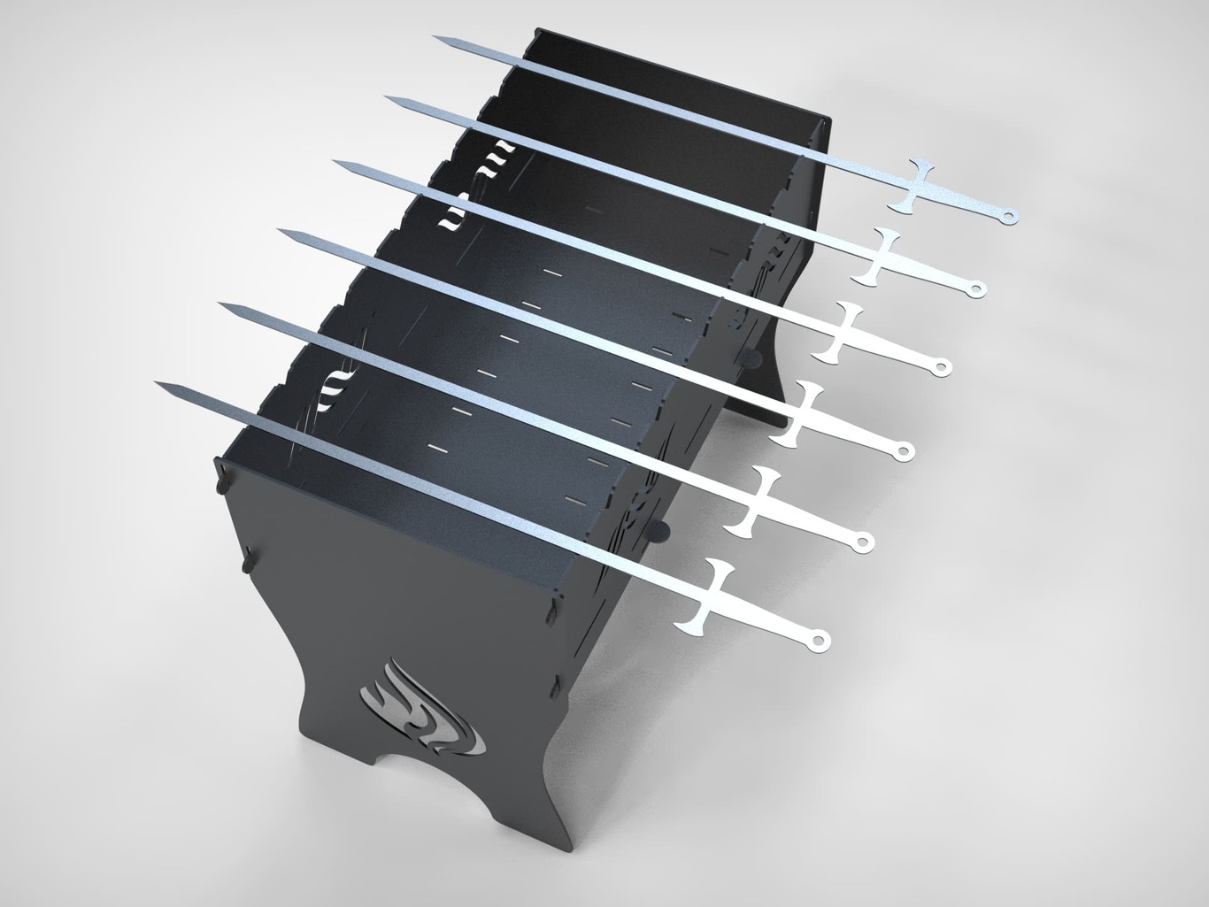Brochetas Espada V3. Archivos DXF para corte láser y plasma. Фото 9