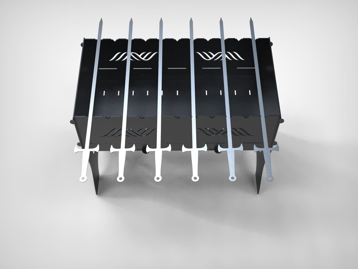 Brochetas Espada V3. Archivos DXF para corte láser y plasma. Фото 10