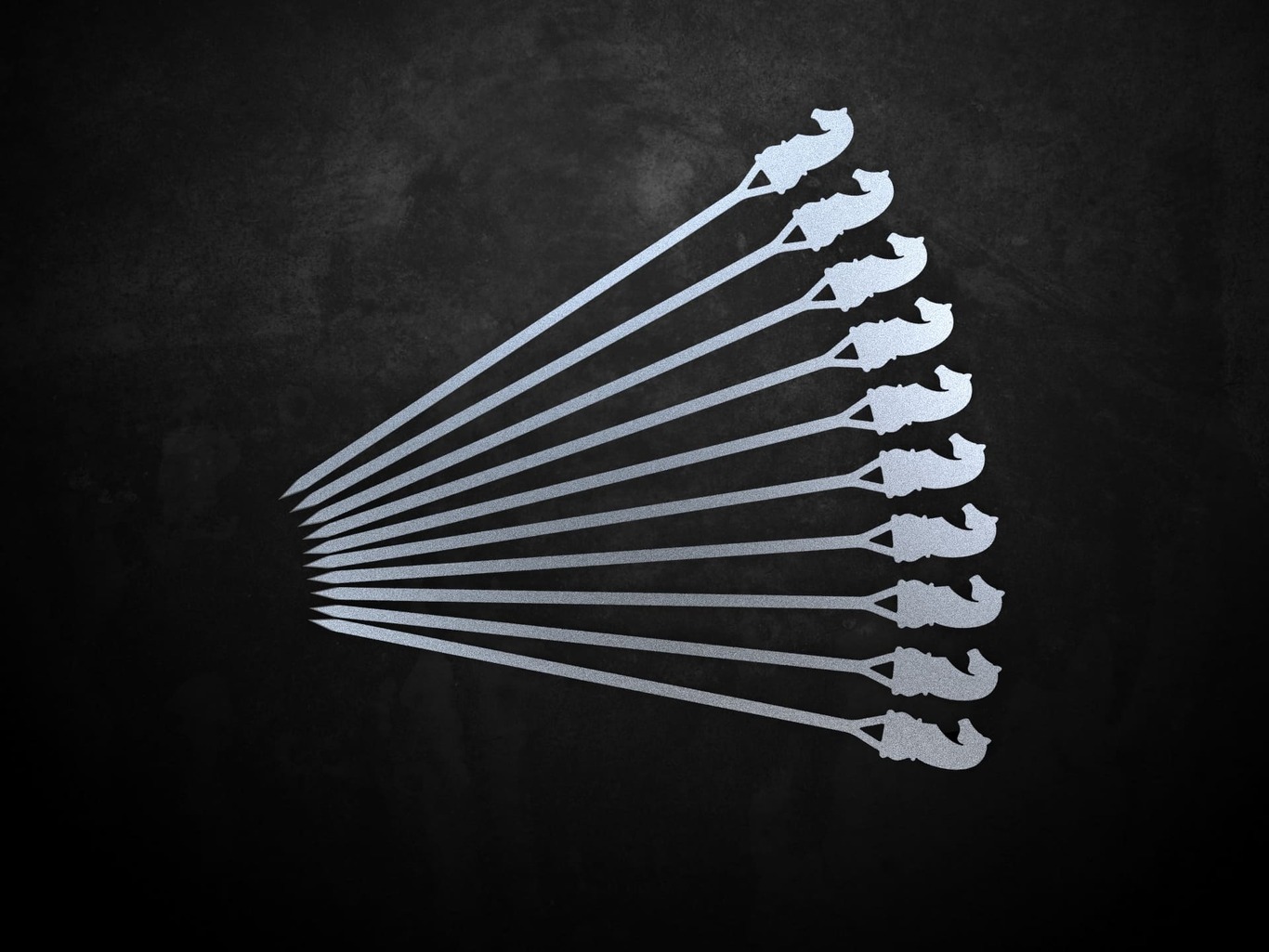 Chess Knight Skewers. DXF files for laser, plasma cutting. Фото 5