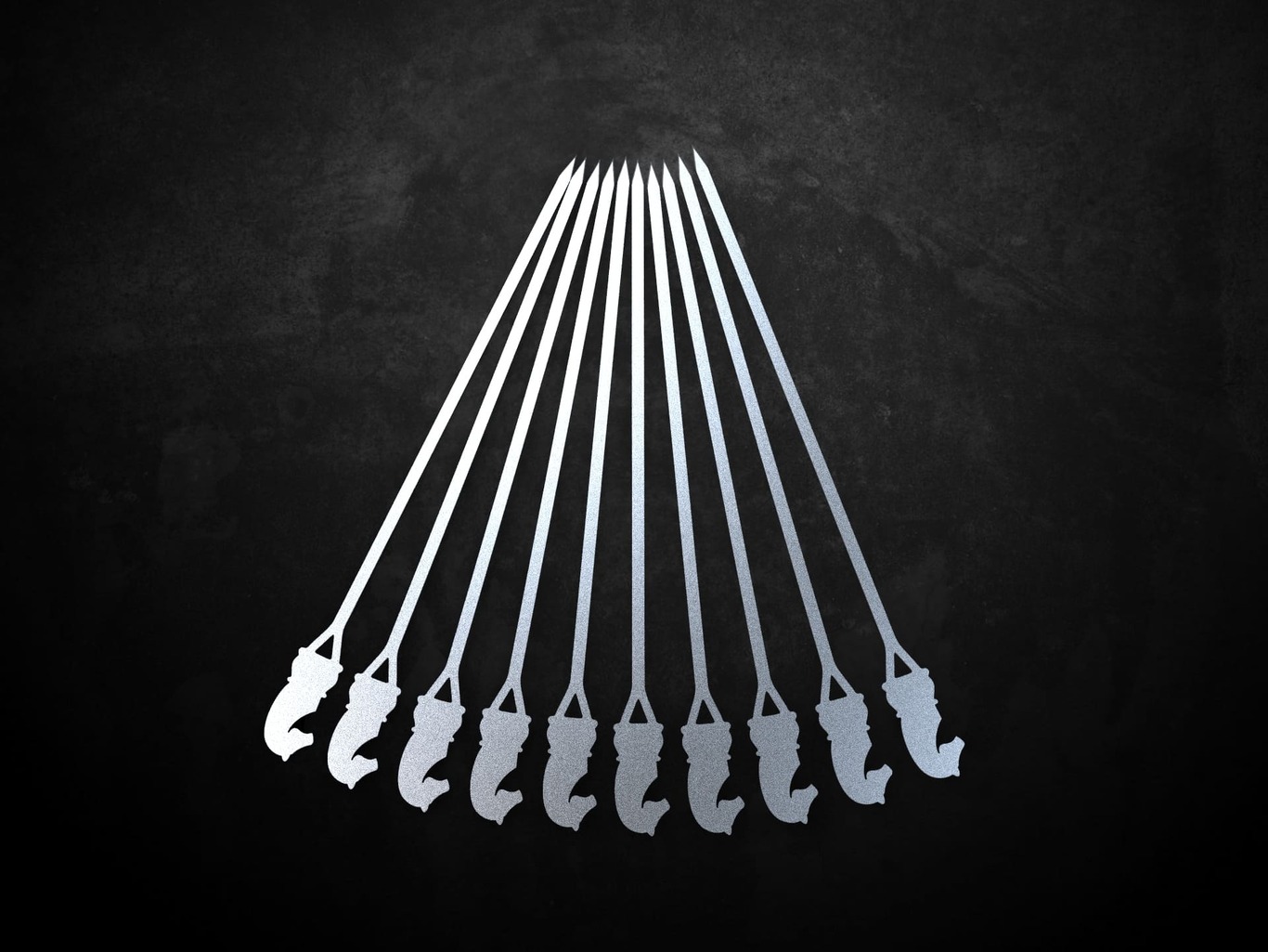 Chess Knight Skewers. DXF files for laser, plasma cutting. Фото 4