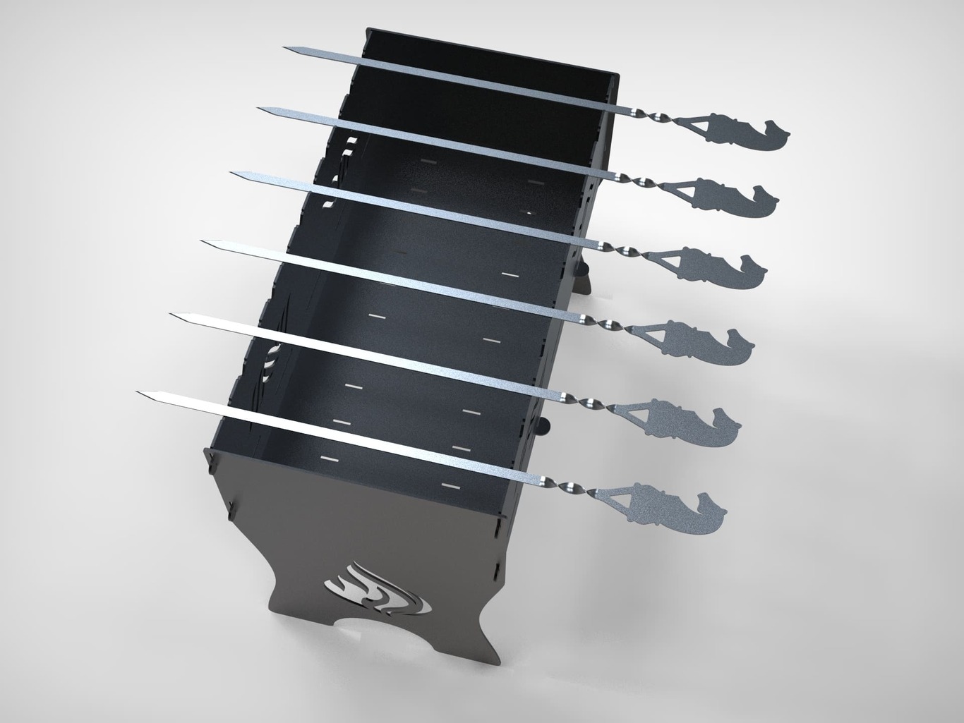 Chess Knight Skewers. DXF files for laser, plasma cutting. Фото 8