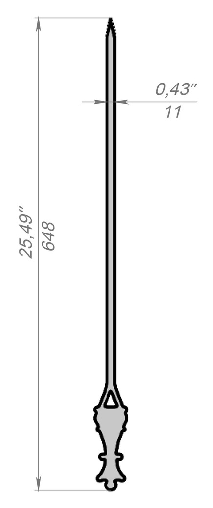 Brochettes Reine d'Échecs. Fichiers DXF pour découpe laser et plasma. Фото 10