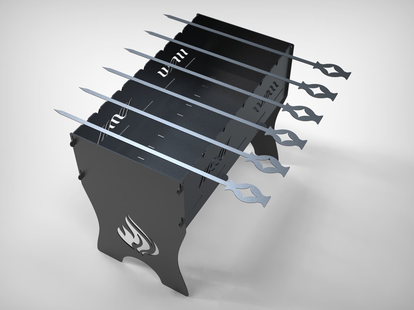 Diamonds Card Skewers. DXF files for laser, plasma cutting. Фото 4