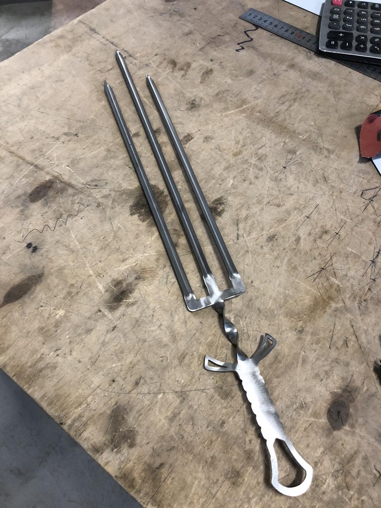 Triple Sword V2 Skewers. DXF files for laser, plasma cutting. Фото 7