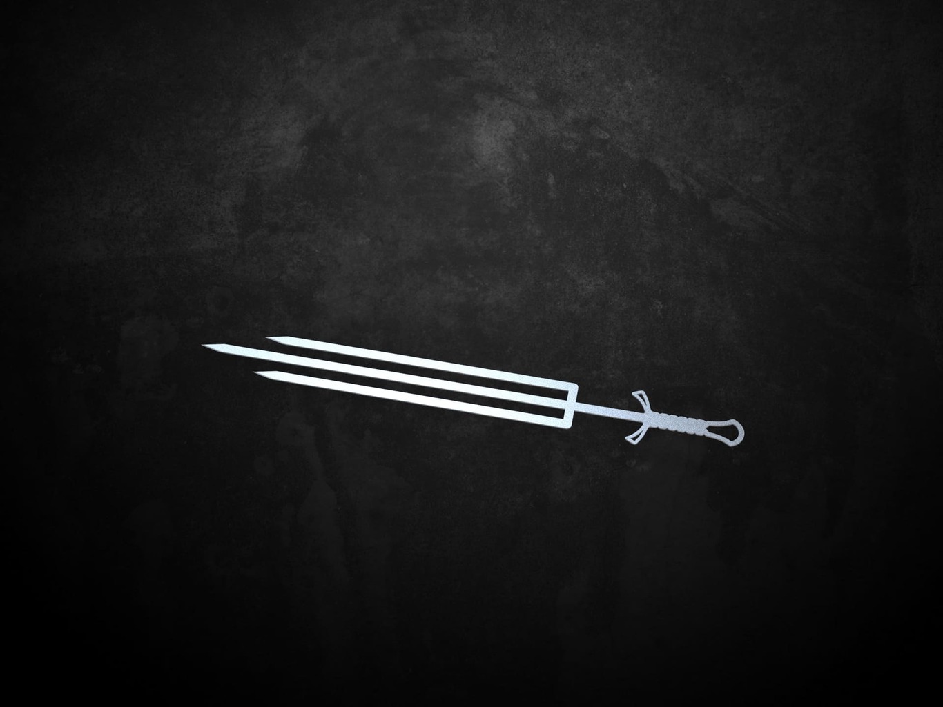 Triple Sword V2 Skewers. DXF files for laser, plasma cutting. Фото 2