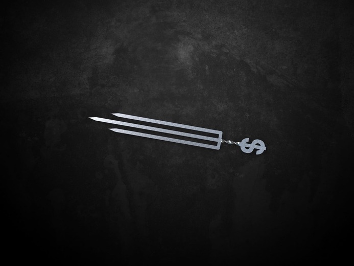 Triple Dollar Skewers. DXF files for laser, plasma cutting