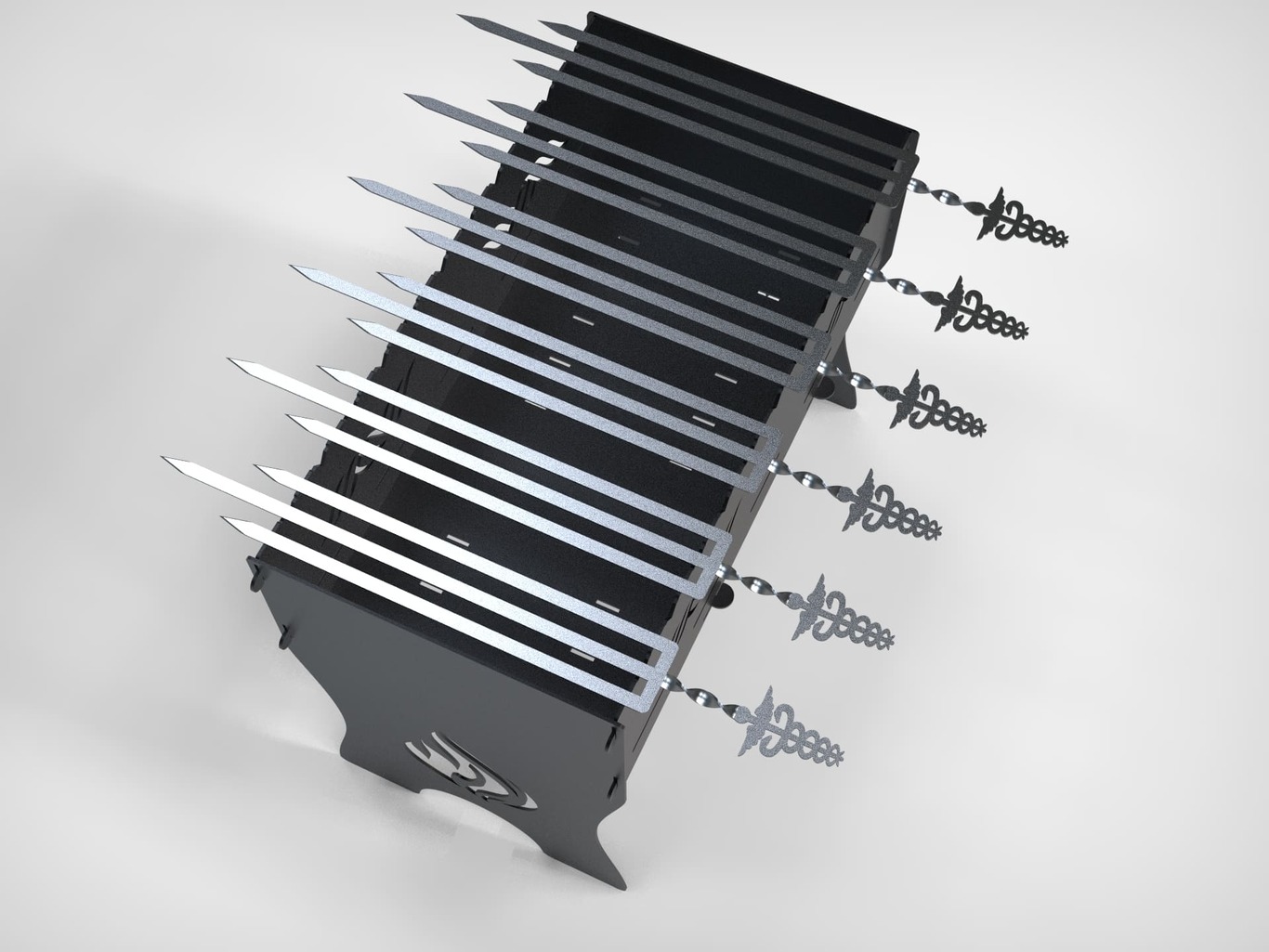 Triple Healthcare Skewers. DXF files for laser, plasma cutting. Фото 3