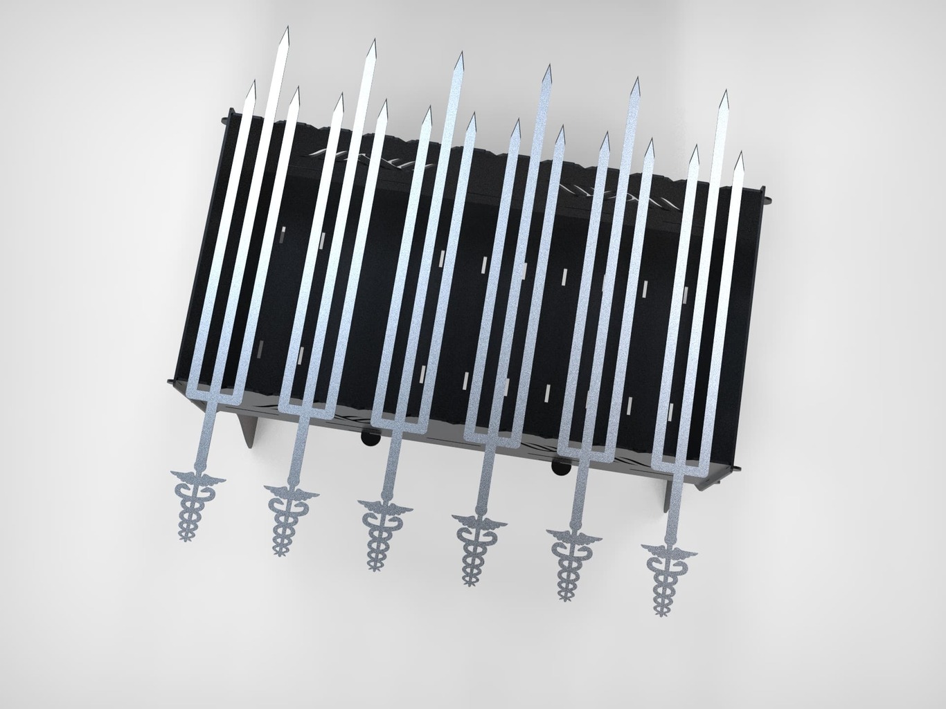 Triple Healthcare Skewers. DXF files for laser, plasma cutting. Фото 4